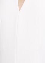 Detail View -Click To Enlarge V-neck culottes jumpsuit
