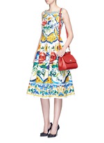 Detail View -Click To Enlarge 'Miss Sicily' medium leather satchel