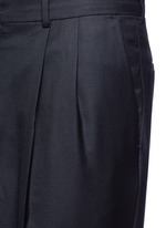 Detail View -Click To Enlarge Roll cuff wool pants