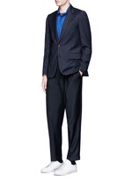 Figure View -Click To Enlarge Roll cuff wool pants