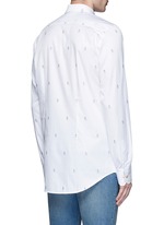 Back View -Click To Enlarge Ghost jacquard cotton shirt