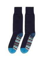 Main View -Click To Enlarge Stripe sole socks