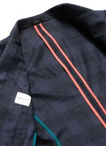 Click To Enlarge 'Soho' bouclé check plaid double breasted soft blazer