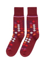Main View -Click To Enlarge Falling diamond socks