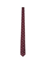 Main View -Click To Enlarge Floral embroidery silk tie