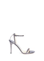 Main View -Click To Enlarge 'Minny 100' lamé glitter sandals