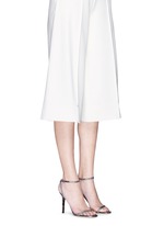 Figure View -Click To Enlarge 'Minny 100' lamé glitter sandals