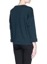 Back View -Click To Enlarge Insect camouflage jacquard sweatshirt