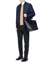 Detail View -Click To Enlarge 'Honor' top handle leather bag