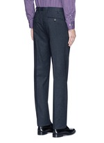 Back View -Click To Enlarge Regular fit houndstooth cotton flannel chinos