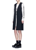 Figure View -Click To Enlarge 'Bill' logo print T-shirt dress