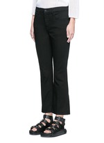 Front View -Click To Enlarge 'Trap' cropped flare boot leg jeans