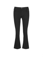 Main View -Click To Enlarge 'Trap' cropped flare boot leg jeans