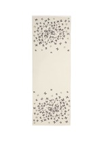 Main View -Click To Enlarge 'Boho Butterfly' satin appliqué cashmere scarf