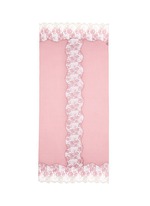Main View -Click To Enlarge Ombré Chantilly lace insert cashmere scarf