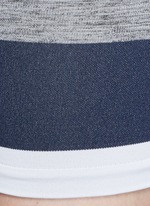 Detail View -Click To Enlarge 'Cadet' circular knit high waist bike shorts
