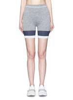 Main View -Click To Enlarge 'Cadet' circular knit high waist bike shorts