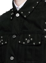 Detail View -Click To Enlarge Stud denim vest