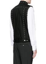 Back View -Click To Enlarge Stud denim vest