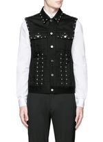 Main View -Click To Enlarge Stud denim vest