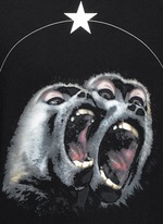Detail View -Click To Enlarge Monkey print sweatshirt