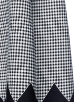 Detail View -Click To Enlarge Houndstooth flare skirt