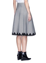 Back View -Click To Enlarge Houndstooth flare skirt