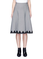 Main View -Click To Enlarge Houndstooth flare skirt