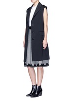 Figure View -Click To Enlarge Houndstooth flare skirt