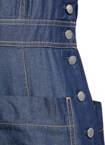 Detail View -Click To Enlarge 'Neo' washed cotton twill overalls