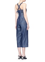 Back View -Click To Enlarge 'Neo' washed cotton twill overalls