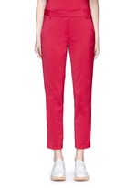 Main View -Click To Enlarge Stretch faille cropped pants