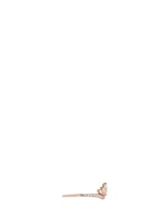 Detail View -Click To Enlarge 'Twilight' diamond pavé 9k rose gold ring