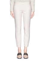 Main View -Click To Enlarge 'Chandra' seam front stretch scuba cropped pants