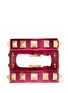 Main View - Click To Enlarge Main View - Click To Enlarge - Valentino - 'Rockstud' cutout metallic leather bracelet