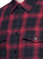Detail View -Click To Enlarge Tartan plaid cotton shirt