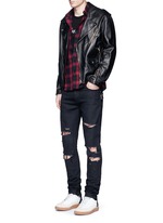 Figure View -Click To Enlarge Tartan plaid cotton shirt