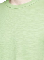 Detail View -Click To Enlarge 'Standard' cotton slub jersey T-shirt
