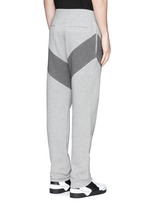 Back View -Click To Enlarge Diagonal panel jogging pants