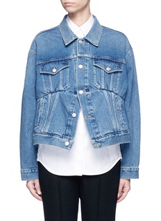 BALENCIAGA TWO-WAY SWING DENIM JACKET