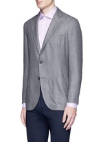 Front View -Click To Enlarge Loro Piana Sunset® silk-cashmere soft blazer
