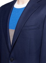 Detail View -Click To Enlarge Zegna® superfine wool blazer