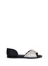 Main View - Click To Enlarge Main View - Click To Enlarge - Vince - 'Idara' origami snake leather lizard embossed flats