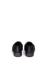 Back View -Click To Enlarge 'Zucca Zeppa' brushed suede Derbies