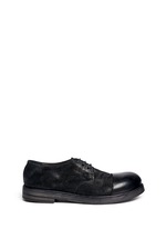 Main View -Click To Enlarge 'Zucca Zeppa' brushed suede Derbies