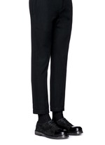 Figure View -Click To Enlarge 'Zucca Zeppa' brushed suede Derbies