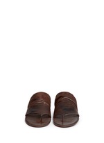 Front View -Click To Enlarge 'Arsella' leather thong sandals