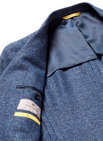 Click To Enlarge 'Kei' wool-silk-linen herringbone blazer