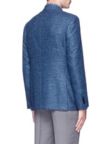 Back View -Click To Enlarge 'Kei' wool-silk-linen herringbone blazer