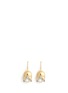 Main View - Click To Enlarge Main View - Click To Enlarge - Belinda Chang - 'Flora' 18k yellow gold plated freshwater pearl earrings